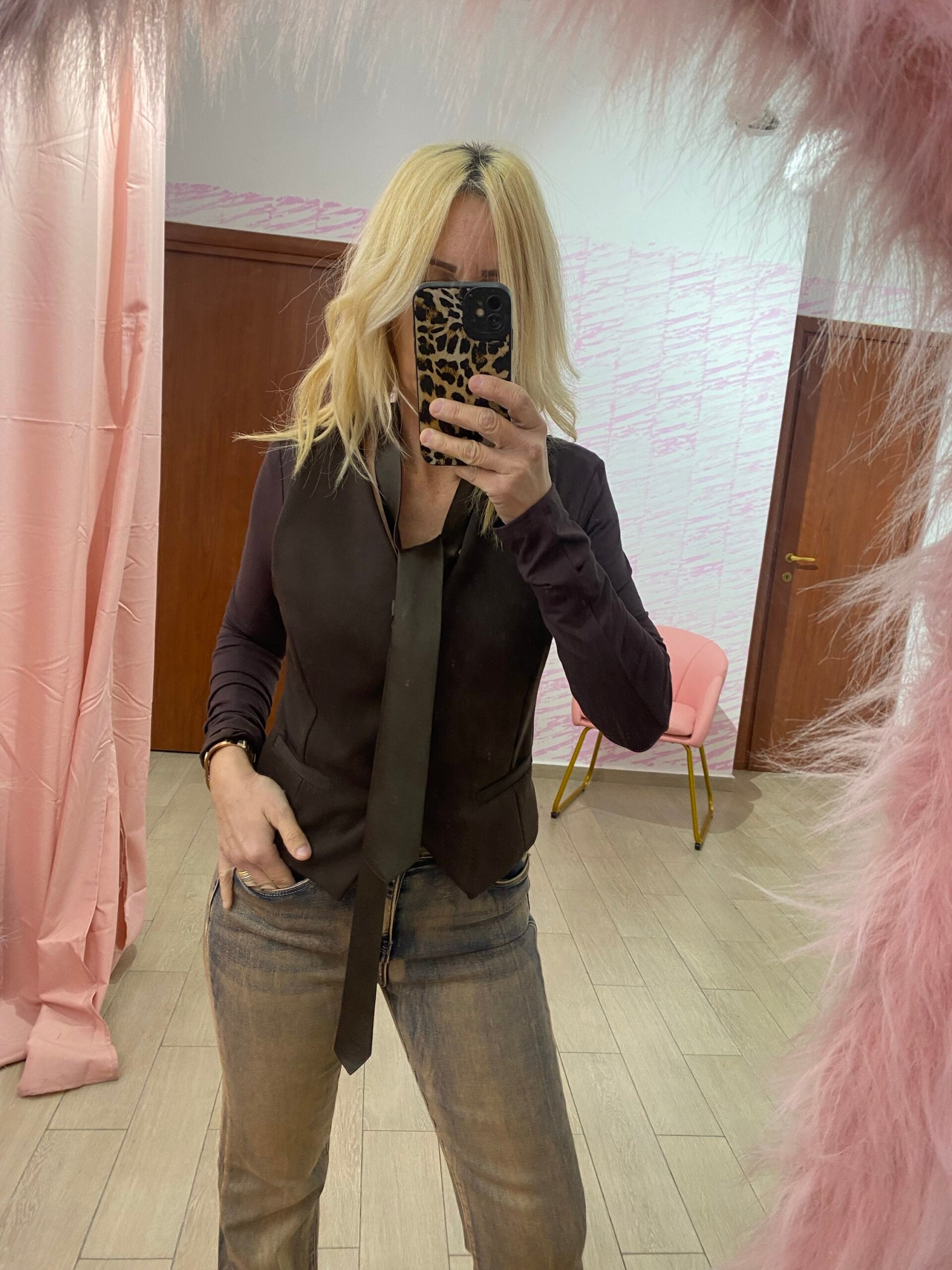 Gilet brown