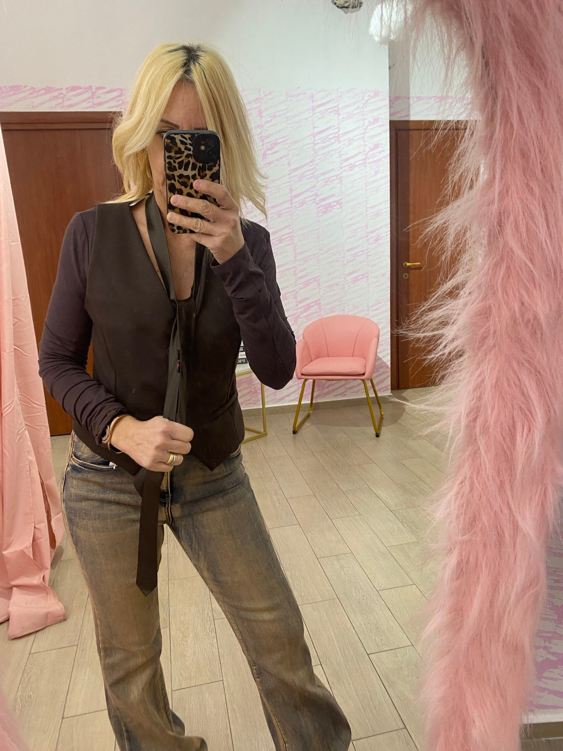 Gilet brown