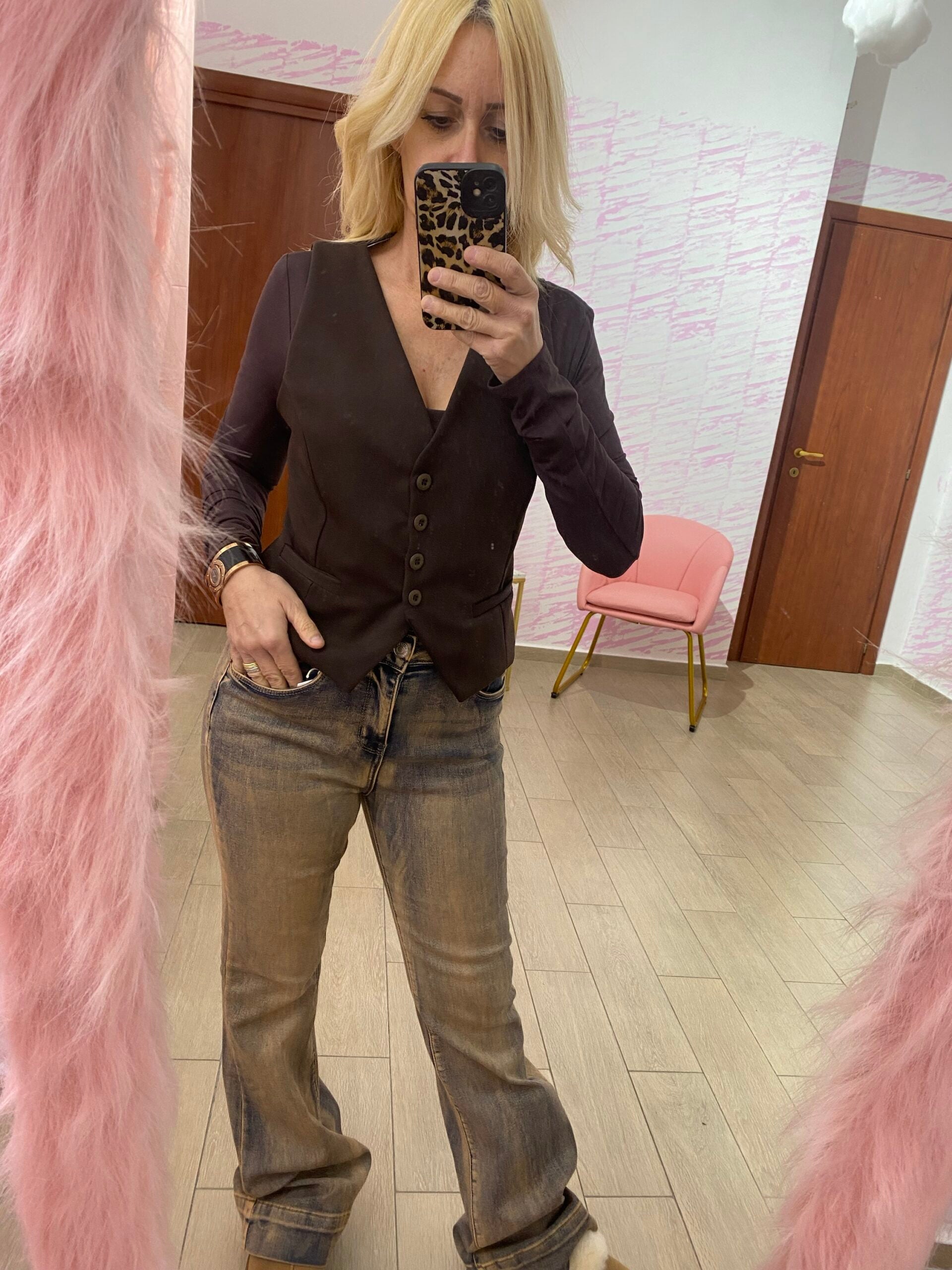 Gilet brown